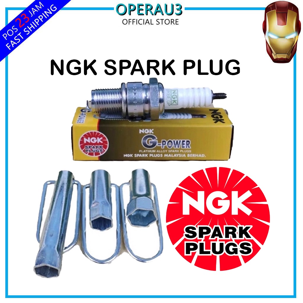 หัวเทียน NGK G-POWER BR8EGP CR8EGP CPR8EAGP-9 CR7HGP สําหรับ LC135 Y15ZR EX5 Y125 WAVE125 NGK G POWE