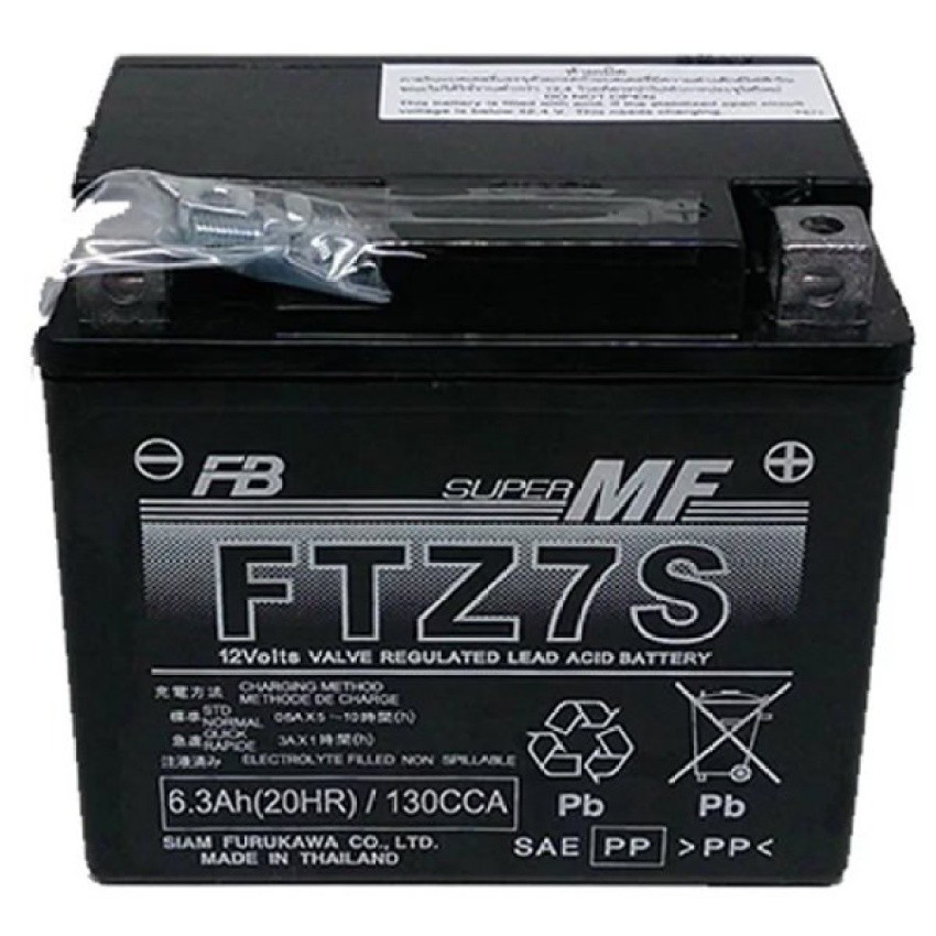 FB แบตเตอรี่แห้ง FTZ-7 (12V7AH) สำหรับ PCX-125, PCX-150, CBR,SCOOPY-I 2012, ฟิลาโน่ และ อื่นๆ