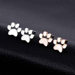 2020 New Hot Fashion Cute Paw Print Earrings for Women Cat and Dog Paw Stud Earrings