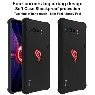 Original Imak ASUS ROG Phone 3 ZS661KS Shockproof Soft TPU Case ROG Phone3 Strix Matte Silicone Back Cover Screen Film