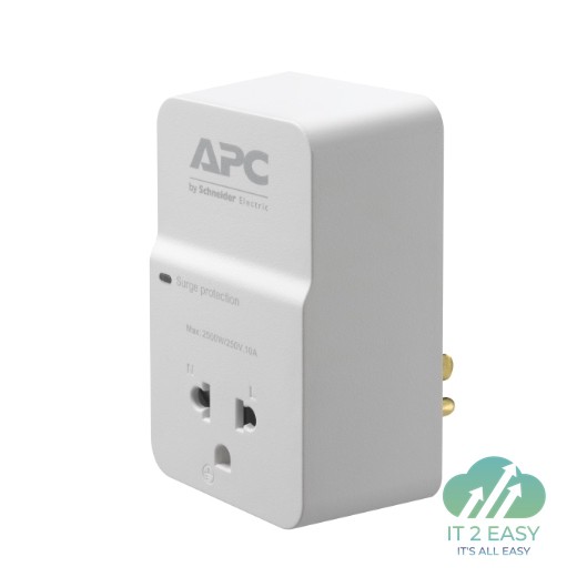 APC อุปกรณ์ป้องกันไฟกระชากรูปแบบปลั๊กเสียบ PM1W-VN