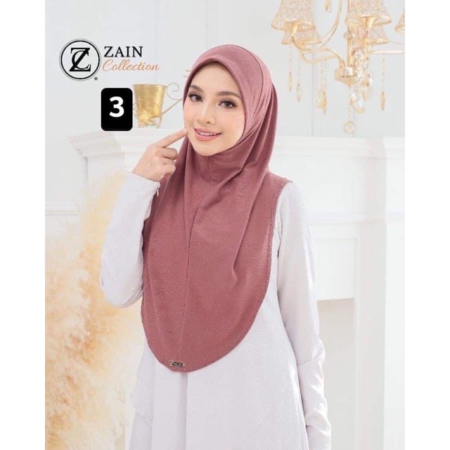ฮิญาบสวมสำเร็จ มอสเครปสีพื้น Alfaro แท้💯%งานนำเข้ามาเลเซีย🇲🇾(ไซร์ L🌸มีคาง)