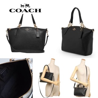 COACH SMALL KELSEY SATCHEL IN PEBBLE LEATHER