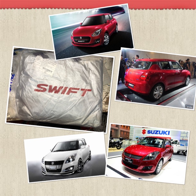 ผ้าคลุมรถ รถเก๋ง Suzuki Swift ผ้าคลุมรถตรงรุ่น เข้ารูป
