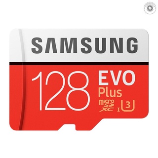 SAMSUNG Memory Storage Card 32GB/64GB/128GB/256GB 100MB/S 4K Class10 Micro SD Cards Red Plus U3