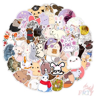 50Pcs/Set ❉ Cute Funny Rabbit Bunny Series 01 สติ๊กเกอร์ ❉ DIY Fashion Waterproof Decals Doodle สติ๊กเกอร์