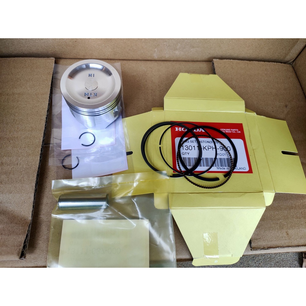 13101-KPH-690/13011-KPH-900/13111-087-000/13115-GN5-910ชุดลูกสูบ แหวน(STD)แท้พร้อมสลัก กิ๊บล็อค2 เวฟ