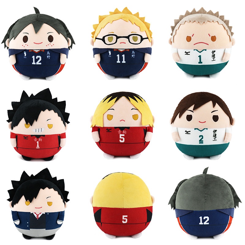 ไฮคิว!! หมอนตุ๊กตานุ่ม รูปการ์ตูน hinata syouyou kageyama tobio Kozume Kenma Kei Tsukishima ขนาด 23 ซม. ราคา ถูกที่สุด ดีลบีเคเค