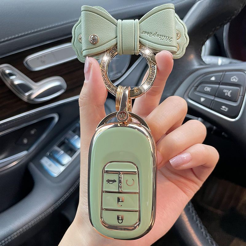 (โปรดดูให้ชัดเจนว่า A หรือ B)  เคสกุญแจรีโมทรถยนต์ TPU สีรุ้ง สําหรับ Honda Civic FC FE 1.5E 1.5V 1.5RS HRV Jazz CRV Civic City Accord ODYSSEY SPIRIOR 2022 - รูปที่ 7