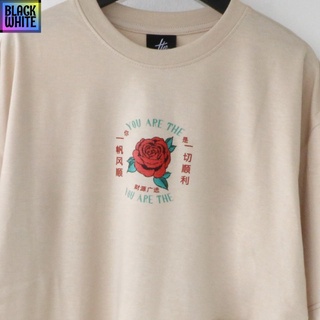 BWCB Urthe - เสื้อยืด รุ่น  YOU ROSE  unisex  T-shirt เสื้อยืดเท่ห์ เสื้อยืดฮิตๆ Street apparel