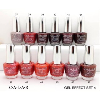 สีเจลไม่ต้องอบ สีกึ่งเจล (4) Calar Gel Effect Nail Color ยาทาเล็บ คาล่าร์ สีทาเล็บ