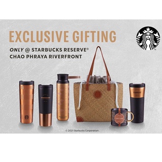 ⭐️Starbucks Exclusive Gifting⭐️Starbucks Reserve Chao Phraya Riverfront⭐️สตาร์บัคส์กระเป๋ากระจูด กระเป๋าผ้ากัญชง