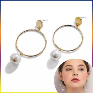 Womens earrings big circle earrings