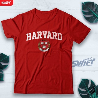 [S-5XL]เสื้อยืด พิมพ์ลาย Harvard UNIVERSITY DISTRO