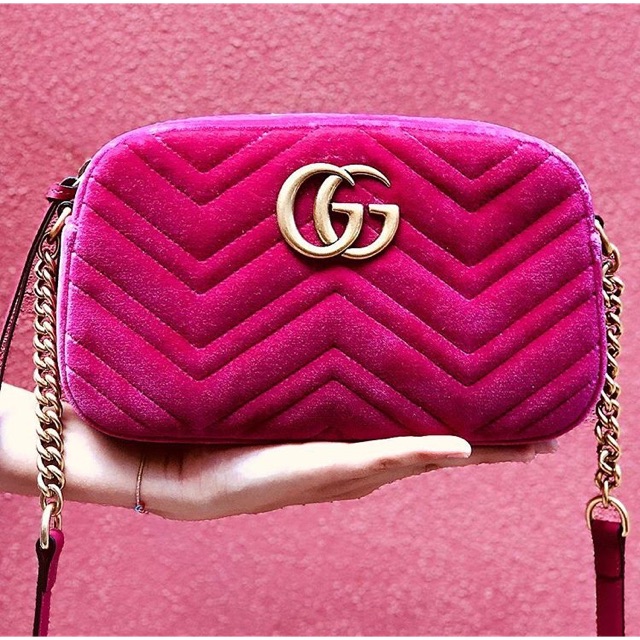 Gucci Marmont Velvet Camera Case