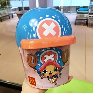 💟 ของพรีเมี่ยม Mcdonalds 💟 บัคเก็ตช็อปเปอร์ Chopper วันพีช ช็อปเปอร์ ONEPIECE บัคเก็ตวันพีช แมคโดนัลด์ ออมสิน