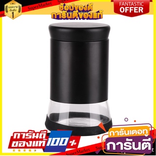 🔥ของแท้!! ขวดโหลแก้วกลมฝาเกลียว M สีดำ  CANISTER GLASS ROUND LID M BLACK 🚚!✅