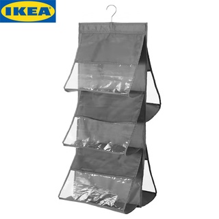 IKEA SKUBB สกุบบ์ ที่เก็บกระเป๋าแบบแขวน, เทาเข้ม39x93 ซม. ช่วยคุณจัดเก็บและป้องกันกระเป๋าจากรอยขีดข่วนเมื่อไม่ใช้งาน