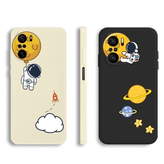 เคสซิลิโคน ลายนักบินอวกาศน่ารัก สําหรับ Xiaomi Redmi Mi 12t 11t 11 10t Lite 9t Note 11s 11 10 10s Poco F4 X4 X3 GT F3 M3 Pro 4G 5G B 095