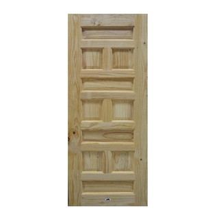 ประตูบานเปิด ประตูไม้สน MODERN DOORS CE114 80x200 ซม. สีธรรมชาติ ประตูและวงกบ ประตูและหน้าต่าง MODERN DOORS 80X200 cm. C