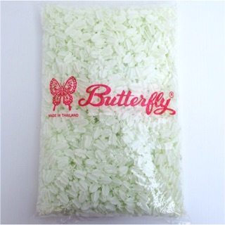 ดอกรักพลาสติกอย่างดี (สีอมเขียว) ตราButterflyแดง