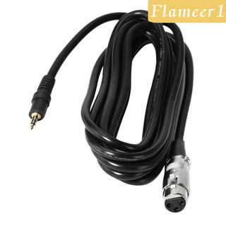 [Flameer1] สายเคเบิล XLR ตัวเมีย เชื่อมต่อแจ็ก 3.5 มม. (1/8 นิ้ว) TRS สำหรับไมโครโฟน ขนาด 0.5 ม.