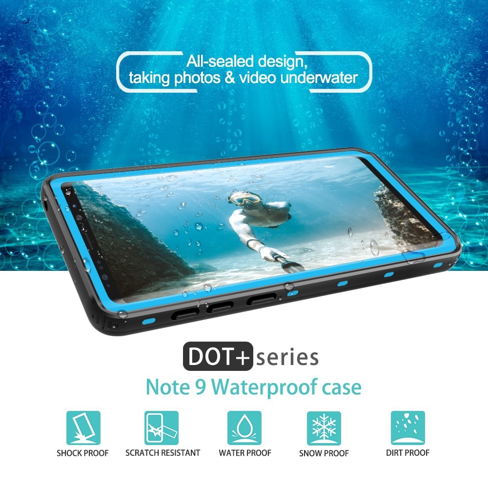 เคสกันน้ำ IP68 Water Proof Case Cover for Samsung Note 9 WaterProof Full Protect Underwater Diving Anti-knock Fundas