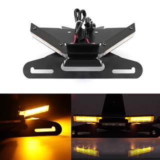 Motorcycle Rear License Plate Bracket Tail Brake Turn Signals Integrated LED Lights For DUCATI Panigale V4 S V4S Accesso