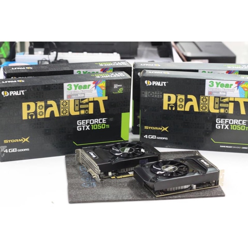 การ์ดจอ Gtx1050ti 1พัดลม ไม่ต่อไฟเพิ่ม มือสอง