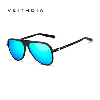 VEITHDIA บุรุษแว่นตากันแดดอลูมิเนียมแมกนีเซียมแว่นตากันแดดแว่นตาโพลาไรซ์แว่นตาสำหรับผู้ชาย / ผู้หญิง V6880