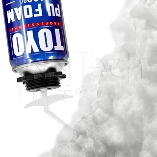 Premium PU FOAM TOYO มีความหนาแน่นสูงที่สุด ระดับ A1 พียูโฟม สเปรย์พียูโฟม พียูโฟมกระป๋อง อุดรอยรั่ว-แตกร้าว ขนาด 750 ml