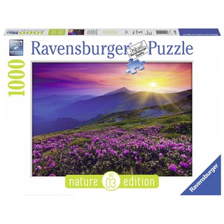 จิ๊กซอว์ Ravensburger - Early morning mountains  1000 piece  (ของแท้  มีสินค้าพร้อมส่ง)