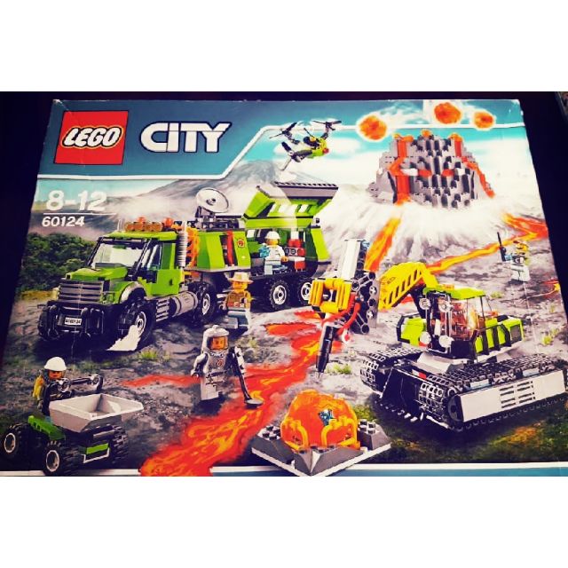 พร้อมส่ง LEGO City 60124 Volcano Exploration Base