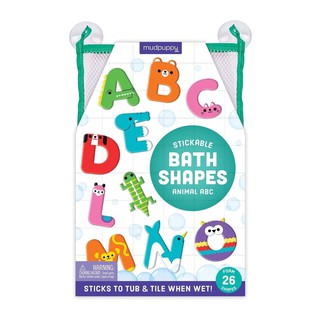 Mudpuppy - Stickable  Foam Bath shapes ลาย Animal ABC