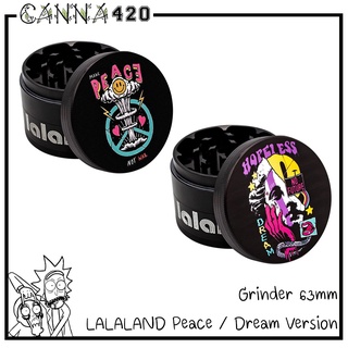 Grinder 63mm Peace / Dream Style เครื่องบดสมุนไพร ใช้มือหมุน LaLaLand