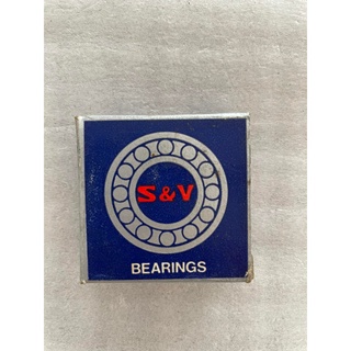 ตลับลูกปืน ลูกปืนล้อมอเตอร์ไซค์ S&amp;V Bearings เบอร์ 6302