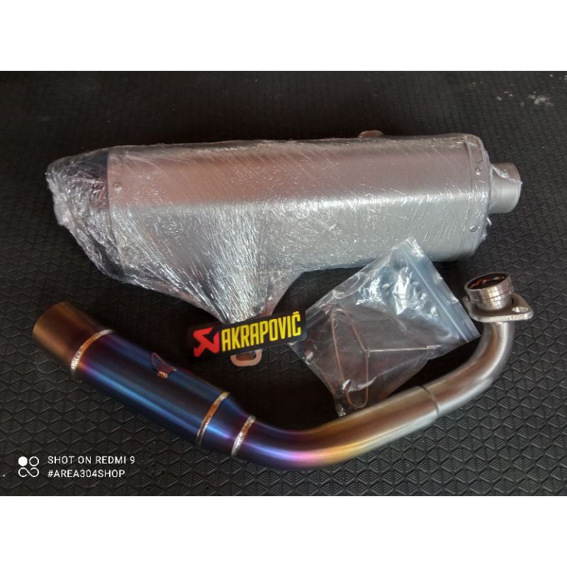 🔥โค้ดXMAX299ลดเพิ่ม15%🔥ท่อxmaxคอไทเท pr2 AKRAPOVIĆ ส่งถึงมือภายใน1ชม.