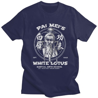 เสื้อยืดแขนสั้น ผ้าฝ้าย พิมพ์ลายภาพยนตร์ Tarantino Pai Mei สีขาว เหมาะกับของขวัญ สําหรับผู้ชายS-5XL