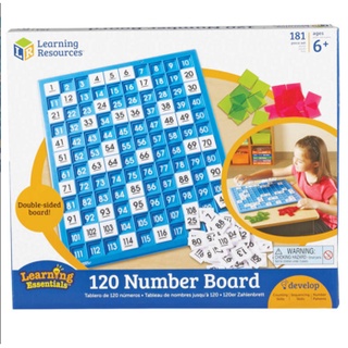 ❤️พร้อมส่ง❤️Learning Resources  120 Number board กระดานเรียนรู้คณิตศาสตร์สำหรับเด็กโต