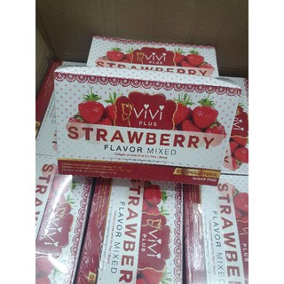 วีวี่น้ำชงรสสตรอเบอร์รี่ VIVI Plus Strawberry Mixed Collagen