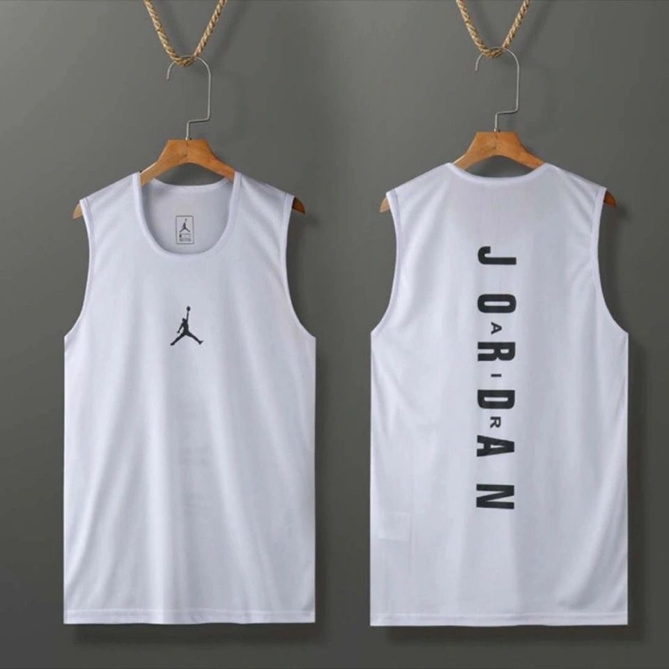เสื้อยืดแขนกุด ทรงหลวม แบบแห้งเร็ว เหมาะกับใส่เล่นกีฬาบาสเก็ตบอล วิ่งออกกําลังกาย สไตล์สตรีท สําหรับผู้ชาย และผู้หญิง