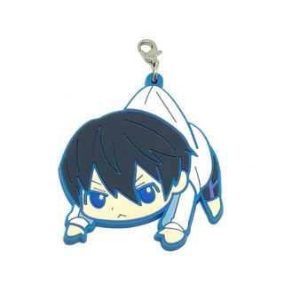 Free! Iwatobi Swim Club Nanase Haruka Rubber Strap พวงกุญแจแสตรปยาง ฮารุกะ งานลิขสิทธิ์ Taito แท้จากญี่ปุ่น