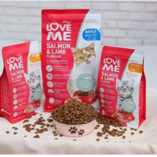 Love Me Cat​ Food เลิฟมี​ อาหารแมวเม็ด​ 400​, 450กรัม