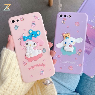 ZYMELLO เคสโทรศัพท์ OPPO A7 A5 A15 A16 A9 2020 A54 F9 F11 Pro Reno4 Reno5 Reno 6Z ลูกสุนัขการ์ตูนสามมิติน่ารัก