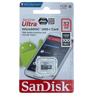 【พร้อมส่ง】SanDisk 32GB 64GB 128GB 256GB MicroSDHC UHS-I Card Ultra Class10 Speed 100MB/s** เมมโมรี่การ์ดแท้