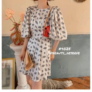 New !! Korea​ Vintage​ dress #พร้อมส่ง