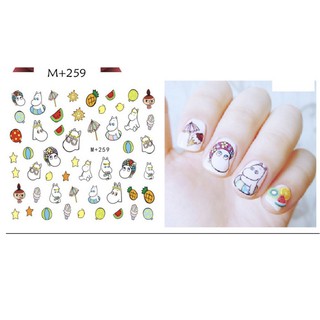 Nail Tatto การ์ตูน สวย น่ารัก แทททู ติดเล็บ สติกเกอร์เล็บแบบลอกน้ำ รวมลายการ์ตูน น่ารักทุกลาย✨