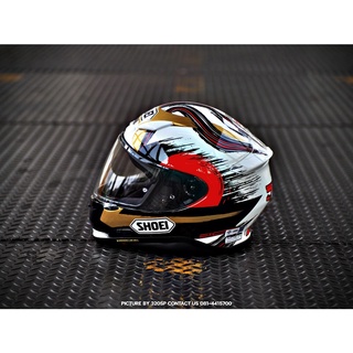 แถมฟรี !!! กระเป๋าใส่หมวกกันน็อค !! ส่งฟรี !!หมวกกันน็อค SHOEI Z-7 | MARQUEZ MOTEGI 2 | Power UP ของแท้