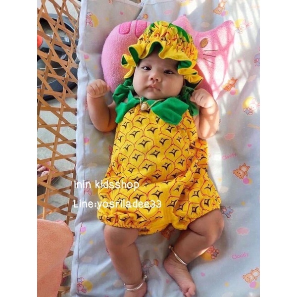 ชุดเอี๊ยมแฟนซี ชุดแฟนซีเด็ก ชุดเด็กทารก ชุดทารกแรกเกิด ชุดผลไม้ ชุดฟักทอง ชุดมะเขือเทศ ชุดเต่าทอง ชุดสัปรด ชุดสตอเบอรี่ - รูปที่ 7