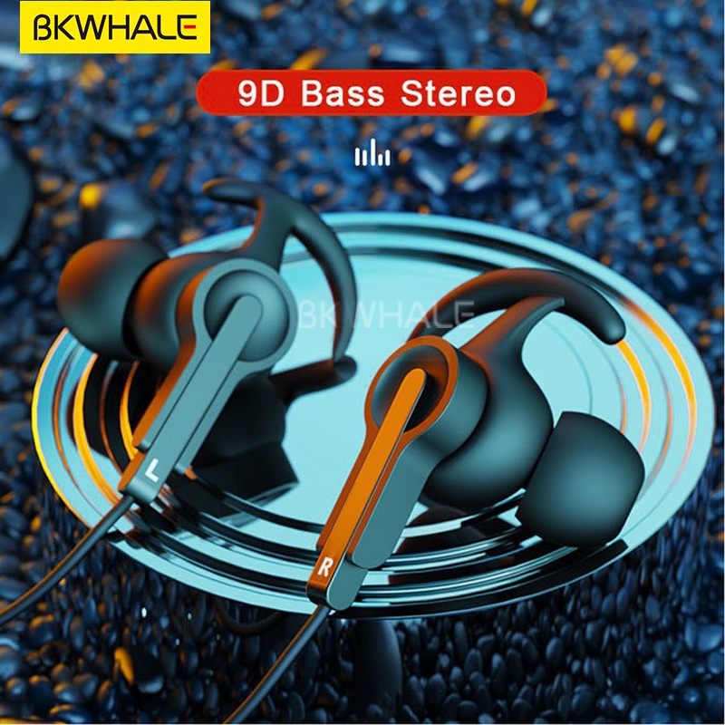 Bkwhale หูฟังเล่นเกม แบบใช้สาย Type C 3.5 มม. พร้อมไมโครโฟน BK05 ลดเสียงรบกวน